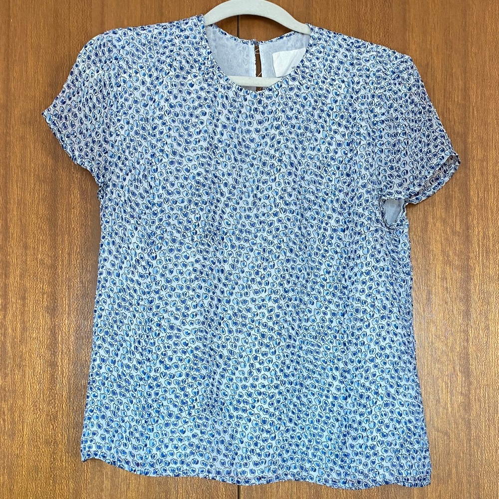 Band of Outsiders Blue Top - 100% Silk